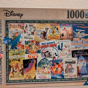 Disney Classic Movie Posters Puzzle - Vibrant Colors